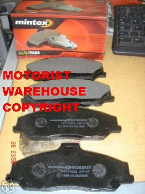 FORD RANGER 2.5TD MAZDA  B2500 DOUBLE CAB MAZDA BT50 BRAKE PADS FRONT MINTEX