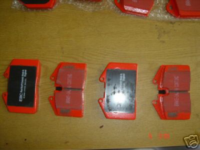 FERRARI 348 456 512TR MONDIAL BRAKE PADS REAR EBC RED