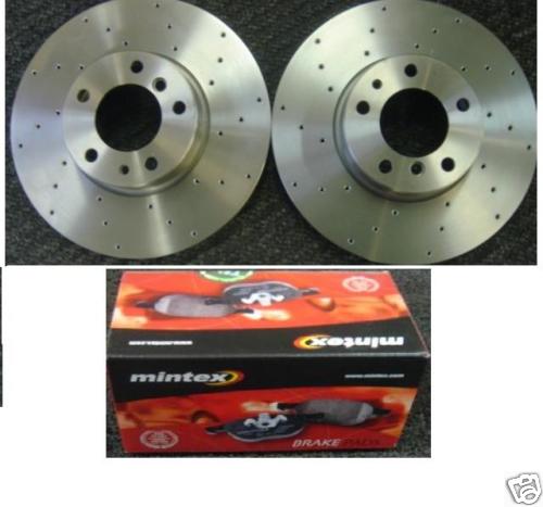 BMW 530D 540 PERFORMANCE DRILLED BRAKE DISC  FRONT