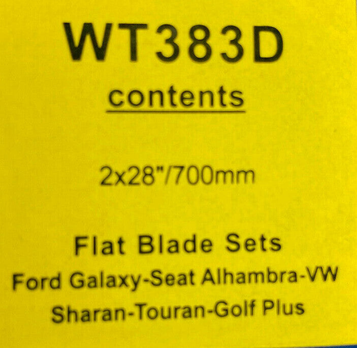 FRONT WIPER BLADE SET FITS ALHAMBRA GALAXY VW SHARAN TOURAN 28"