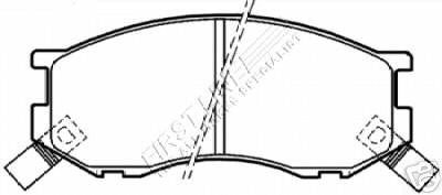 FOR TOYOTA LITEACE LITE-ACE SPACE CRUISER BRAKE PADS FRONT 