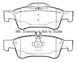 FOR MERCEDES E200 E270 E320 E400 REAR MINTEX BRAKE PADS