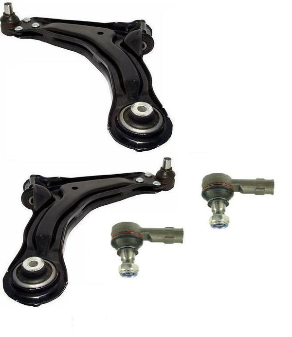 FOR MERCEDES VITO V CLASS W638 1995-03 2 LOWER WISHBONE ARMS 2 TRACK ROD ENDS