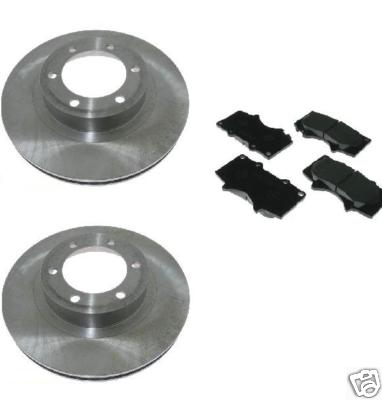 FOR TOYOTA LANDCRUISER LC 3 4 & 5 FRONT BRAKE DISCS & PADS