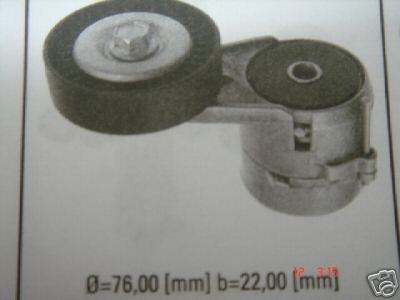 VAUXHALL ZAFIRA MERIVA VECTRA 1.6 1.8 FAN BELT TENSIONE