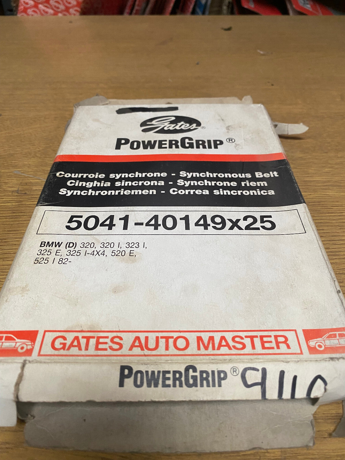 FOR 320 323 325 E21 E30 525E E28 1982> GATES POWERGRIP TIMING BELT 5041-40149x25