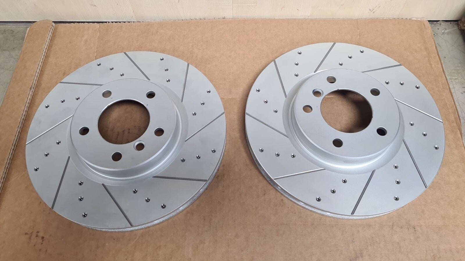FOR BMW E36 M3 3.0 .32 Z3 FRONT DRILLED GROOVED BRAKE DISCS FERODO 315MM