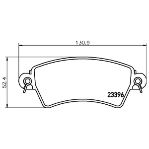 PEUGEOT 306 FRONT BRAKE PADS MINTEX MDB2012  BOSCH TYPE  FITTING 