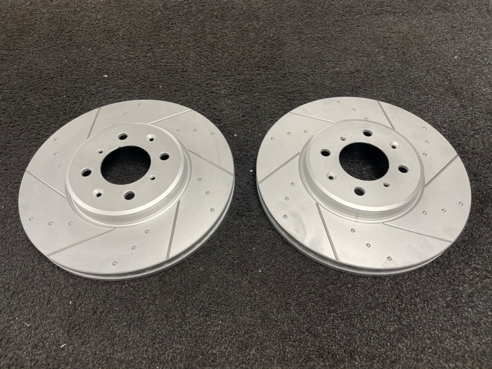 FOR ROVER MG ZT 160 ZS180 DIMPLED GROOVED BRAKE DISCS FRONT 282MM 4X100 PCD