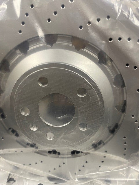 LEON CUPRA R ATECA FORMENTOR FRONT DRILLED BRAKE DISC 370X32 8J0615301 E F K
