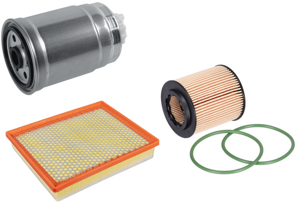 FOR SAAB 9-3 1.9TiD OIL FILTER AIR FILTER FUEL FILTER SERVICE KIT 2006 TO 2009