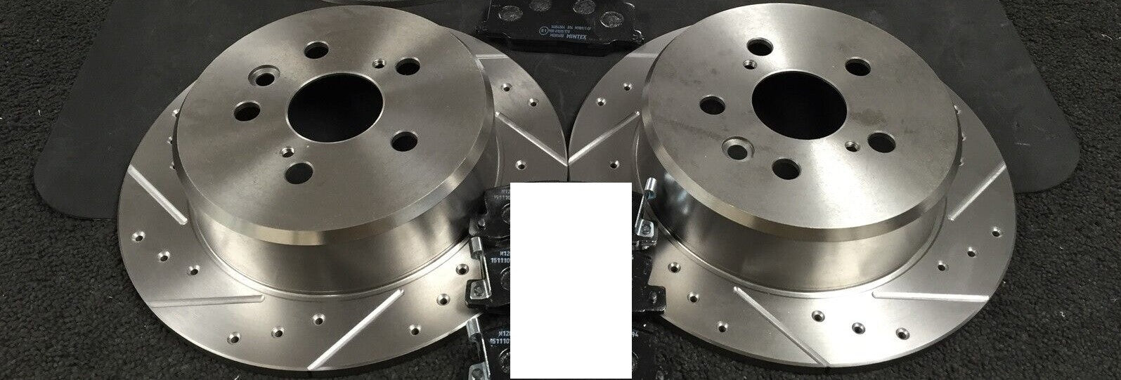FOR CELICA 1.8ST AT200 7AFE BRAKE DISC DRILLED GROOVED REAR