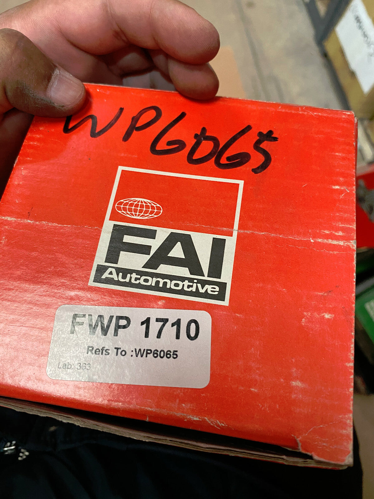 1 X FAI WTER PUMP FOR AUDI A6 VW CARAVELLE VOLVO 850 940 S70 S80 V70 WP6065