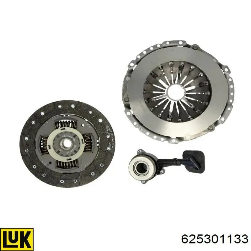 FORD TRANSIT MK6 2.0Di DIESEL FWD 2002-06 3PCE CLUTCH KIT & CSC SLAVE SOLID FLYW
