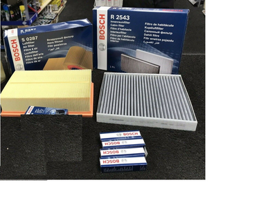 VW GOLF MK6 GTi SERVICE KIT OIL FILTER AIR  FILTER POLLEN FILTER SPARK PLUGS