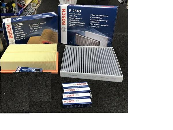 VW GOLF MK6 GTi SERVICE KIT OIL FILTER AIR  FILTER POLLEN FILTER SPARK PLUGS