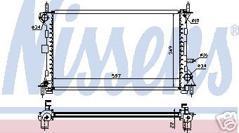 FORD FOCUS 1.4 RADIATOR NEW WITH  +AC