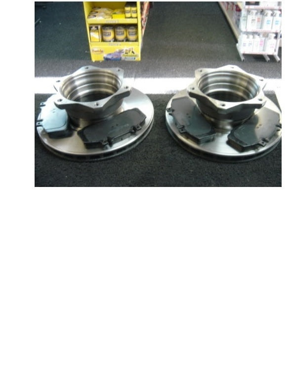FOR VARIO 810D 814D 812D REAR BRAKE DISC BRAKE PADS 16" WHEELS NO ABS