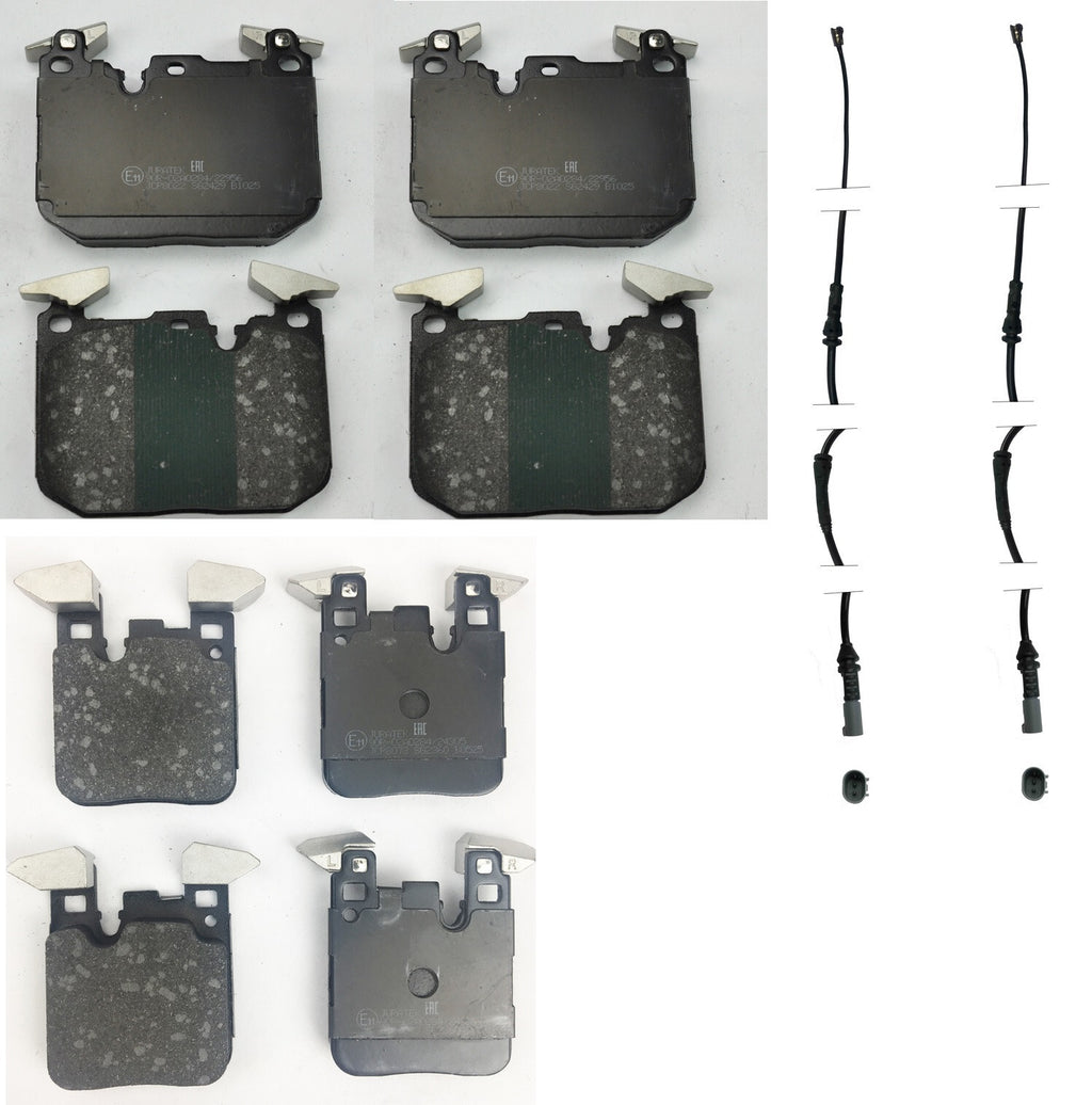 FOR BMW F30 F31 F32 MODELS WITH BLUE CLAIPERS FRONT REAR BRAKE PADS WITH WIRE