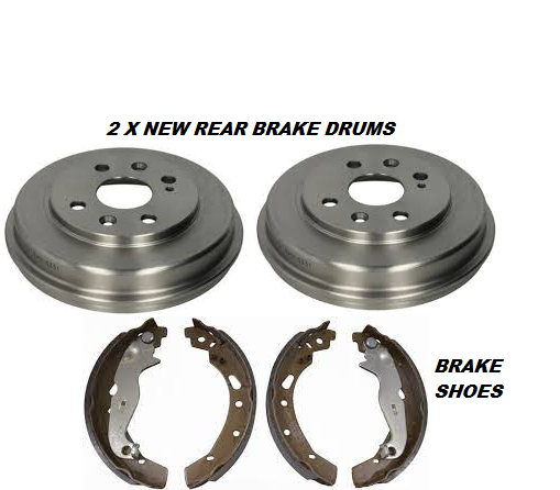 FOR MAZDA 2 TS2 MK2 REAR BRAKE DRUM BRAKE SHOES BRAND NEW 240MM