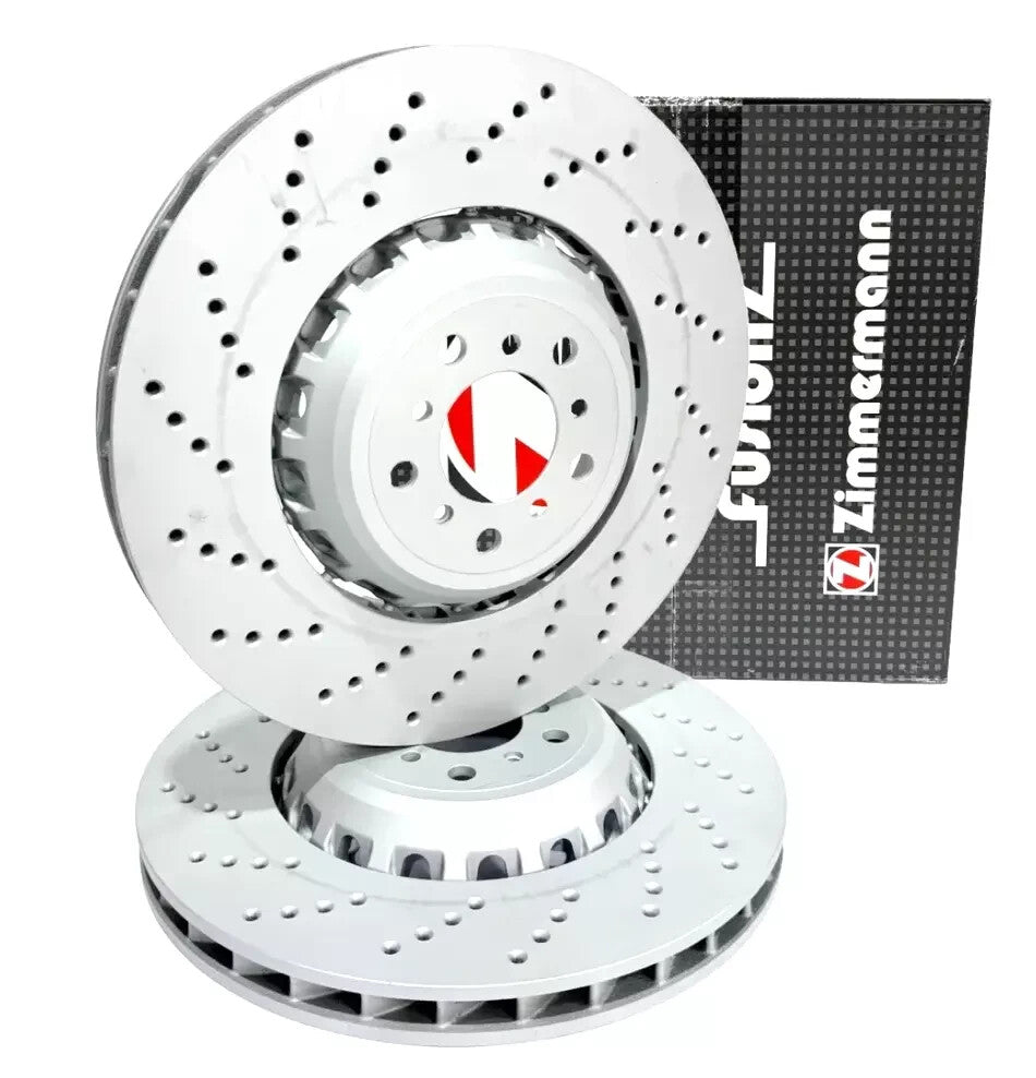 BMW M5 F10 (2010-18 GENUINE OEM REAR BRAKE DISCS PAIR GERMANY