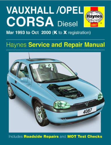 HAYNES  FOVAUXHALL/OPEL MAR 93 TO OCT 2000 K TO X REG SERVICE AND REPAIR MANUAL 