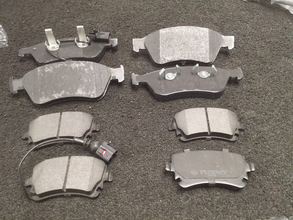 AUDI A8 VW PHAETON 3.2 4.7 4.2 4.0 FRONT & REAR BRAKE PADS 2 TWIN POT CALIPERS