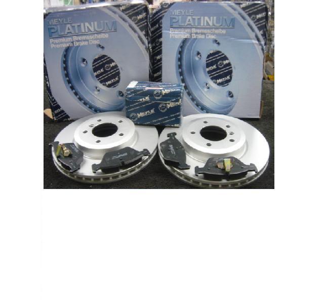 BMW 318i 320i 323i 328i E46 1999-04 BRAKE DISC MEYLE PLATINUM BRAKE PADS FRONT