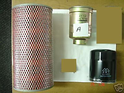 HIACE SUPER CUSTOM 3.0TD KZH132 OIL FILTER AIR FILTER FUEL FILTER KIT