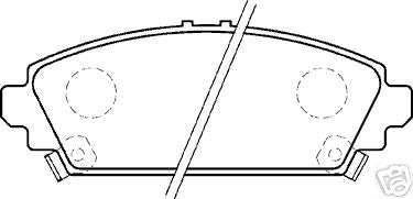 FOR HONDA ACCORD 1998 FRONT MINTEX BRAKE PADS