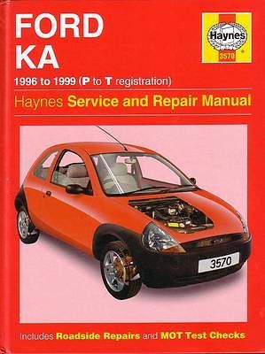 HAYNES MANUAL FORD KA 1996-2002 P REGITRATION ONWARDS 