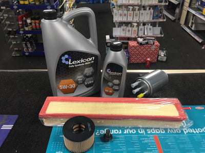 JAGUAR  X TYPE  2.0D 2.2D SERVICE KIT OIL FILTER FUEL FILTER SUMP PLUG 6LTR OIL 