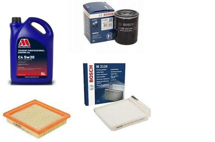 FOR NISSAN MICRA K12 1.0 1.2 & 1.4 SERVICE KIT OIL AIR CABIN FILTER +5L 5W30 OIL