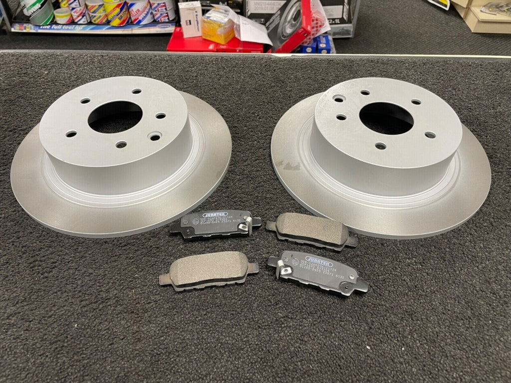 FOR NISSAN JUKE 1.5 DCI MK1 2010-2014 REAR BRAKE DISCS AND PADS NEW 292MM