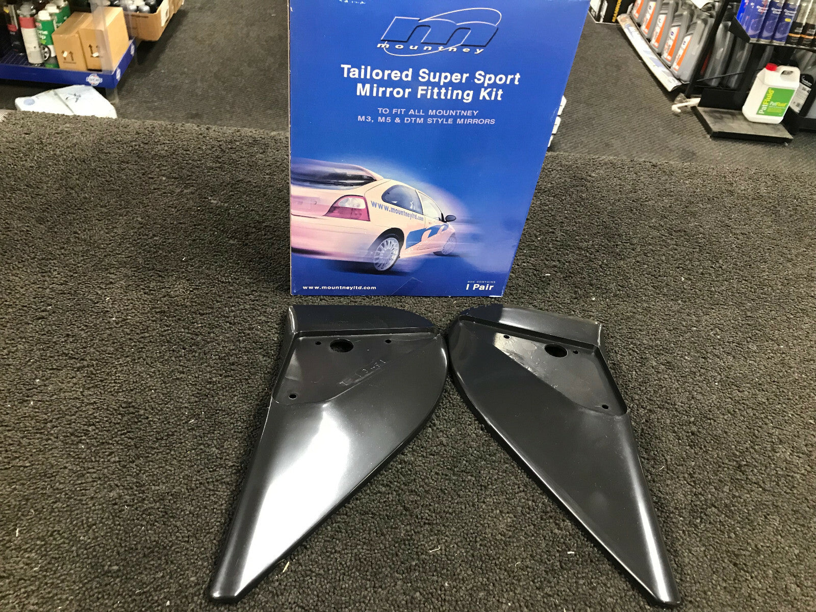 M3 STYLE SIDE MIRROR FIXING BACKING PLATES FOR FIAT PUNTO 5 DOOR