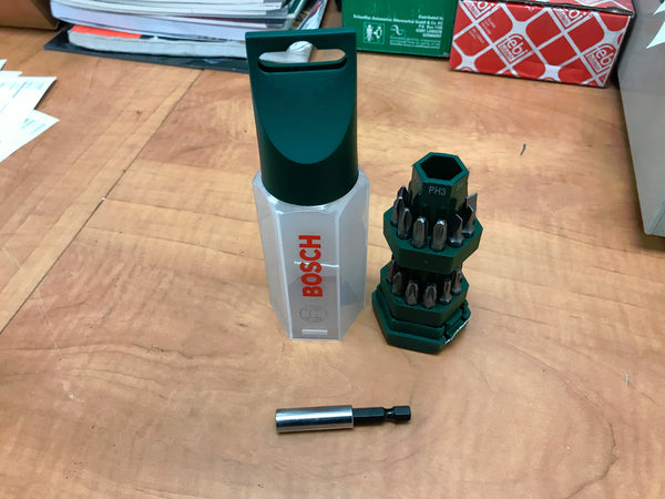 BOSCH DIY 25 BIT SCREWDRIVER BIT SET 2607019503 3165140416214 brand new