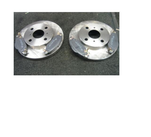 FOR YARIS 1.0 1.3 1.4 D4D 1999-2005 FRONT BRAKE DISCS BRAKE PADS VNK CHASSIS