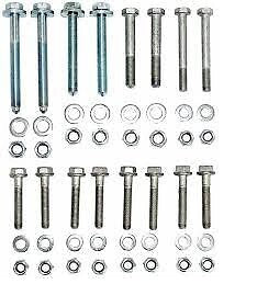 VW PHAETON 3.0TD  CONTROL  SUSPENSION TRACK CONTROL ARM  BOLT KIT 16 NUT BOLTS