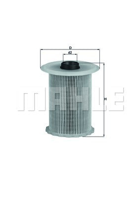 FOR NISSAN INTERSTAR MOVANO MASTER DCi DTi CDTi MAHLE DIESEL FUEL FILTER KX183D