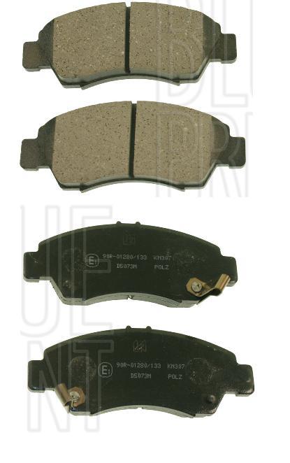 FOR HONDA CRX 1.5 VXi  DELSOL FRONT DISC BRAKE PADS 240MM NON ABS