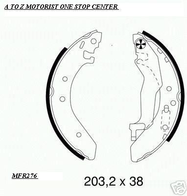ROVER 25 REAR BRAKE SHOE FRONT SOLID BRAKE DISC BRAKE PADS