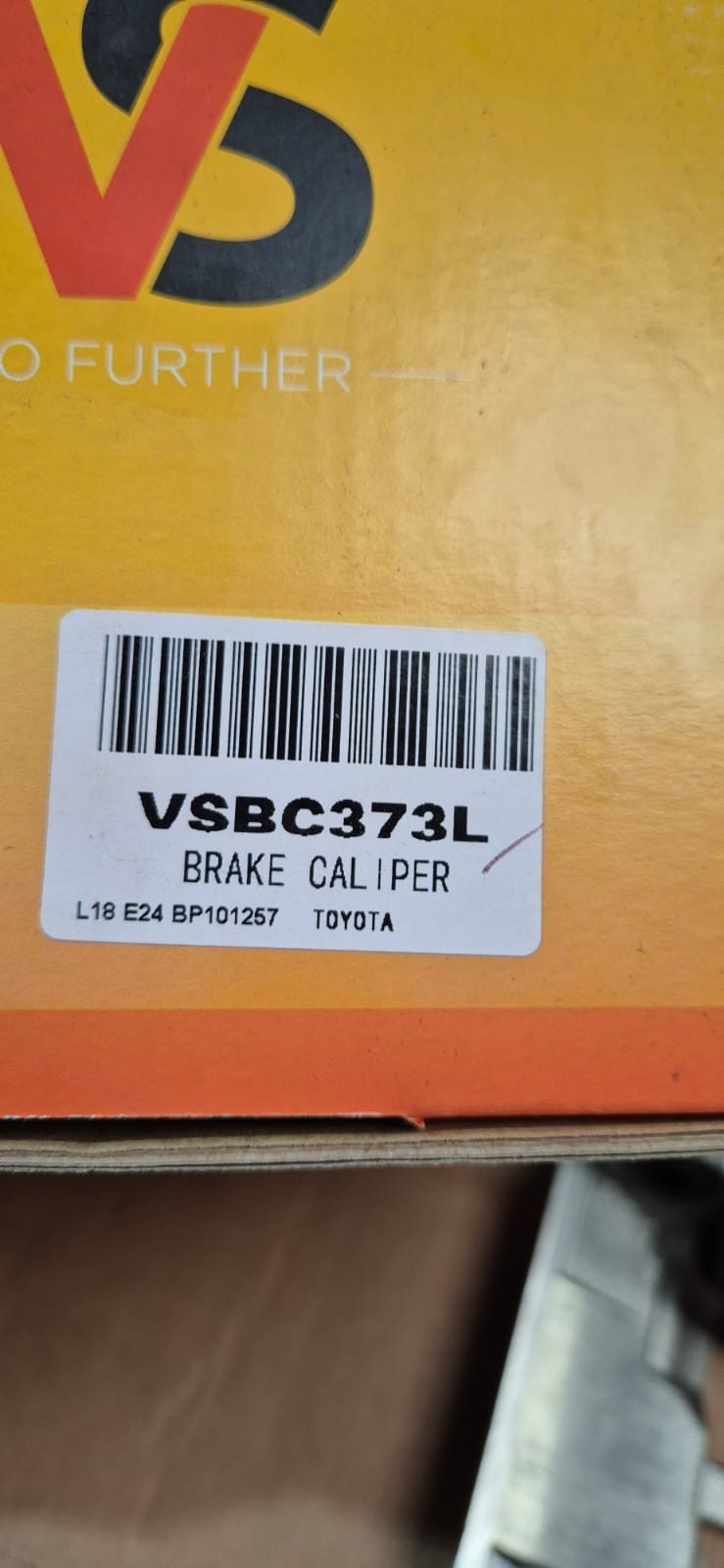 FRONT NS LH BRAKE CALIPER FITS TOYOTA YARIS VITZ 1.0 1.3 1.4 D4D VNK CHASSIS