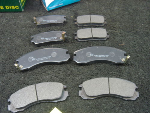 FOR MITSUBISHI SHOGUN PAJERO BRAKE FRONT & REAR BRAKE PADS MODELS WITH OUT ABS 