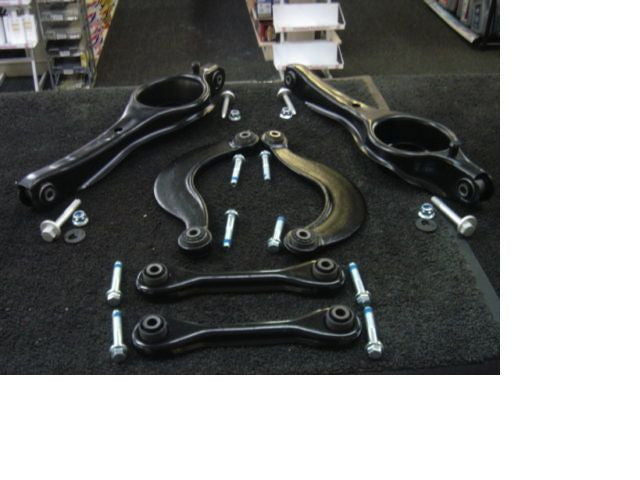 MAZDA 3 MAZDA 5 REAR AXLE WISHBONE ARM UPPER LOWER TRAILING ARM KIT 
