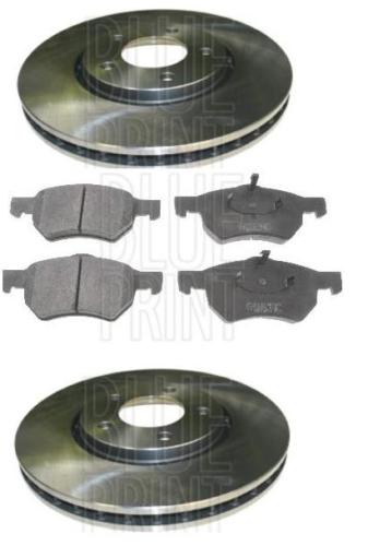 FOR CHRYSLER VOYAGER TD CRD 01-07 FRONT BRAKE DISCS & PADS 16"