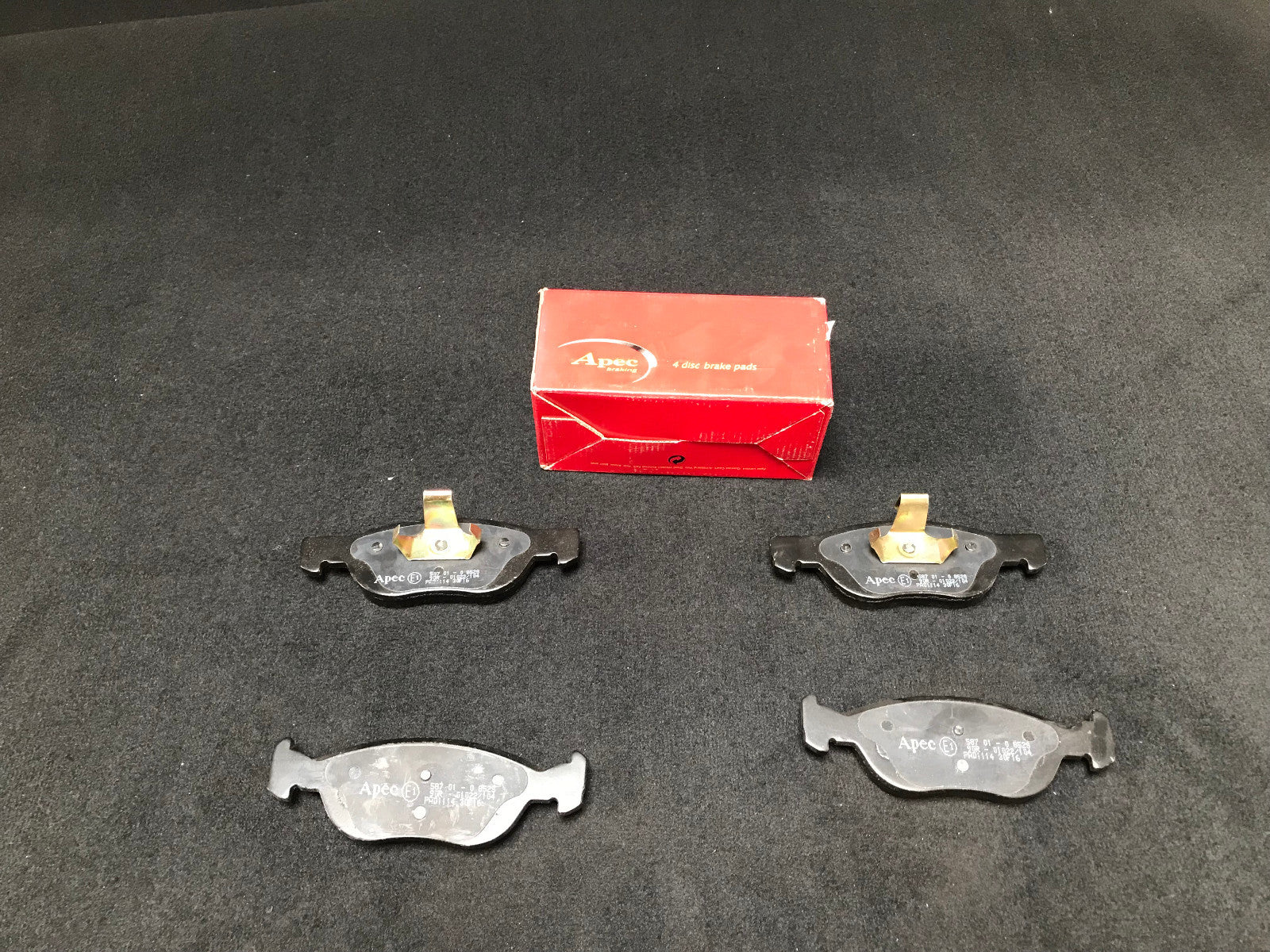 FOR FIAT PUNTO 1.3D MULTIJET 188 NEW GENUINE APEC FRONT BRAKE PADS ATE CALIPER