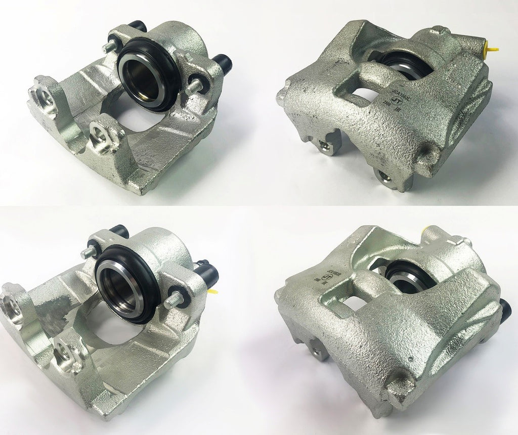 2 FRONT BRAKE CALIPERS + SLIDERS VOLVO V60 S60 S80 V70 XC70 300MM DISC