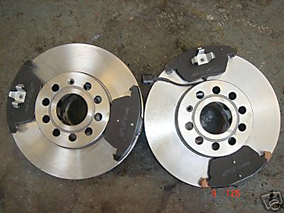 VW TOURAN 1.6 2.0 1.9 TDI FSI FRONT BRAKE DISC FRONT BRAKE PADS 288mm 