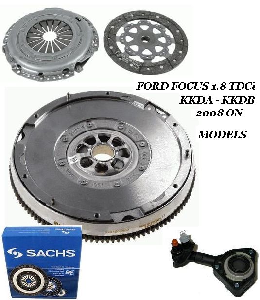 FORD FOCUS MK2 C-MAX 1.8 TDCi 115 BHP DUAL MASS FLYWHEEL CLUTCH KIT CSC 2008 ON 
