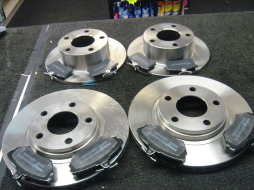 VW PASSAT 97-01  FRONT REAR BRAKE DISCS & PADS 280MM